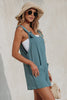 CUPSHE Patch Pocket Pinafore Romper