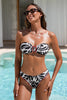 CUPSHE Island Hour Floral Bandeau Bikini Set