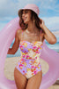 Cupshe In Technicolor Tummy Control One-Piece Swimsuit