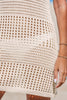 Cupshe Knit Sleeveless Cutout Mini Cover-Up Dress