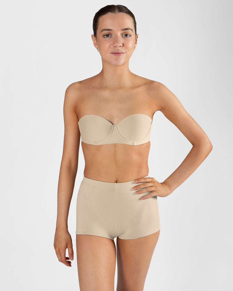 Energetiks Costume Bra with Clear back and shoulder straps alternate view