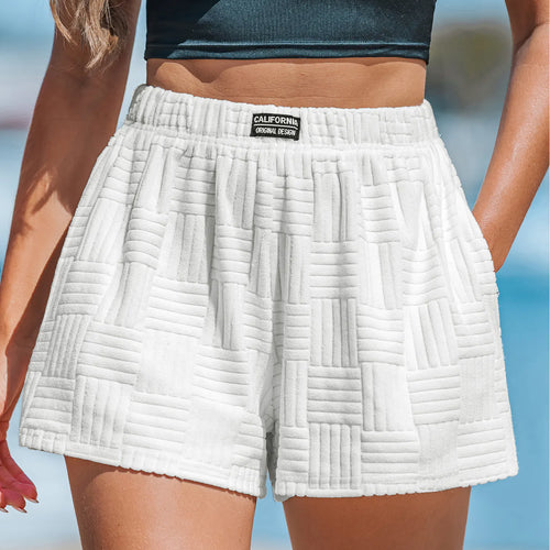 Cupshe Cali Coast White Shorts alternate view