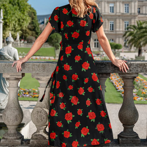 CUPSHE Rosy Days Floral Maxi Dress alternate view