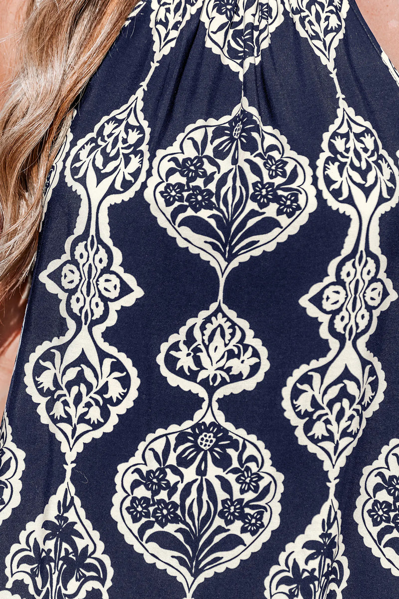 Cupshe Midnight Floral Print Mini Dress — Modern Body Dancewear Australia