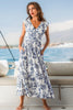 CUPSHE Midnight Botanica Floral Maxi Dress