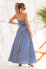 Cupshe Polished Retreat Striped Maxi Dress