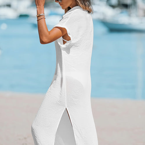 Cupshe Buttoned Cover-Up Midi Dress alternate view