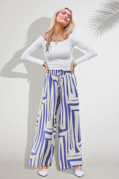 Cupshe Crisp Look Tropical Pants image 4
