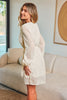 CUPSHE Too Much Fun White Mini Dress