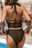 Cupshe Bronze Heat Brown 3-Piece Bikini Set