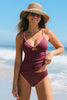 CUPSHE Looking Sweet Purple Tankini Set