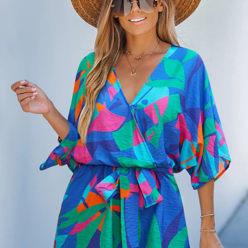 CUPSHE Cove Calling Tropical Romper alternate view