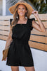 CUPSHE Midnight Charm Black Romper
