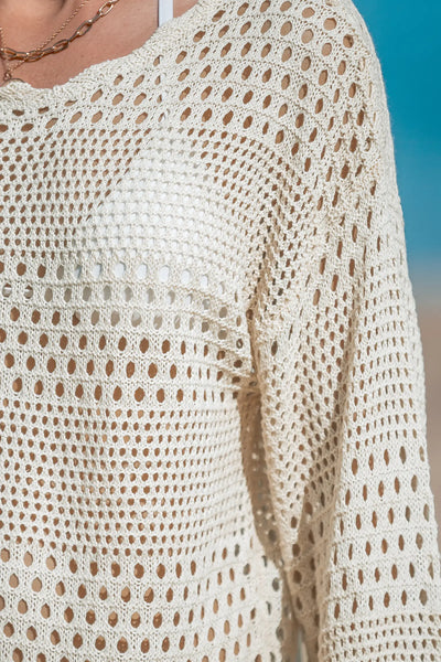 Cupshe Seaside Whispers Crocheted Cover-Up image 3