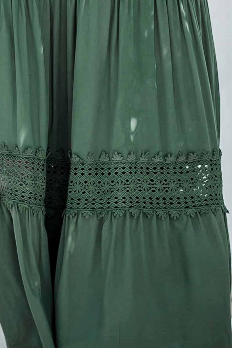 CUPSHE Smocked Ruffled Maxi Tube Dress — Modern Body Dancewear Australia