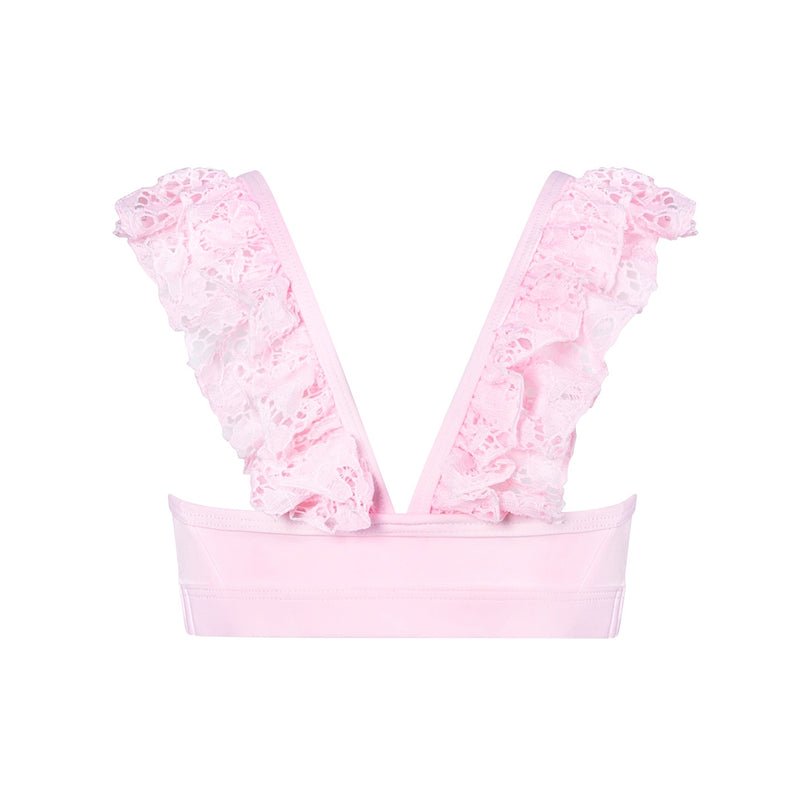 Energetiks Soft Lace Ruby Crop Top - child alternate view