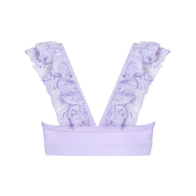 Energetiks Soft Lace Ruby Crop Top - child image 4