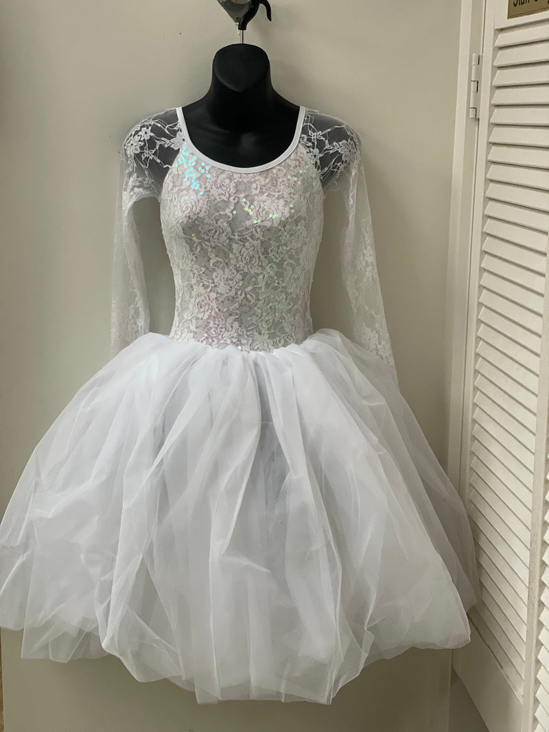 White Princess Dress Costume Limited Stock — Modern Body Dancewear Australia