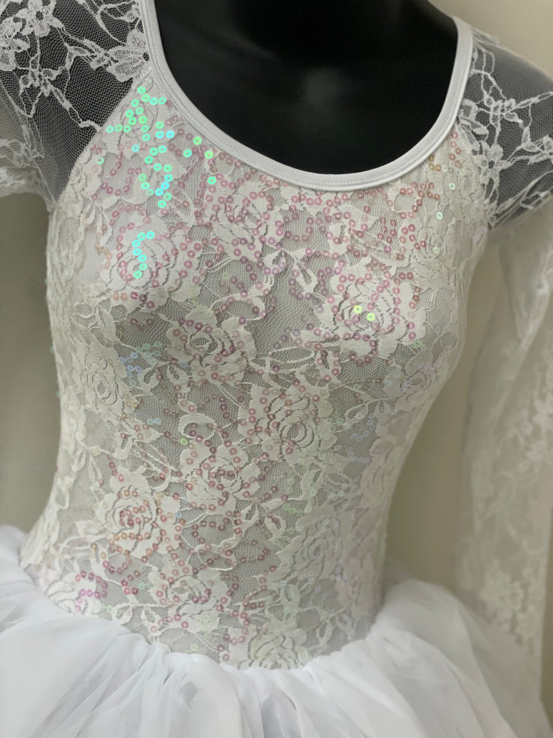 White Princess Dress Costume Limited Stock alternate view