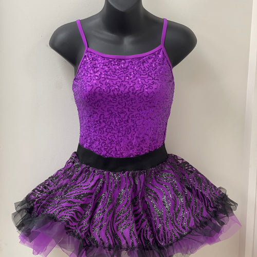 Funky Purple Rain Dance Costume Limited Stock alternate view