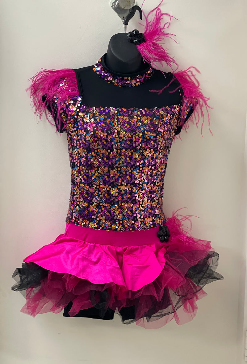 Hot Pink Jazz Time Limited Stock Costume — Modern Body Dancewear Australia