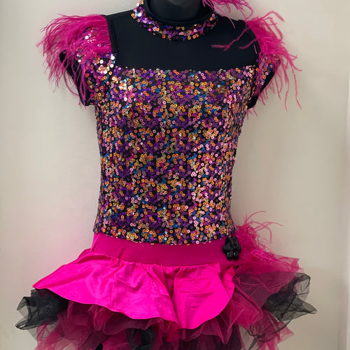 Hot Pink Jazz Time Limited Stock Costume — Modern Body Dancewear Australia