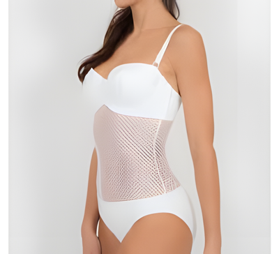 Seafolly Net Effect D Cup Bustier Maillot Limited Stock image 1