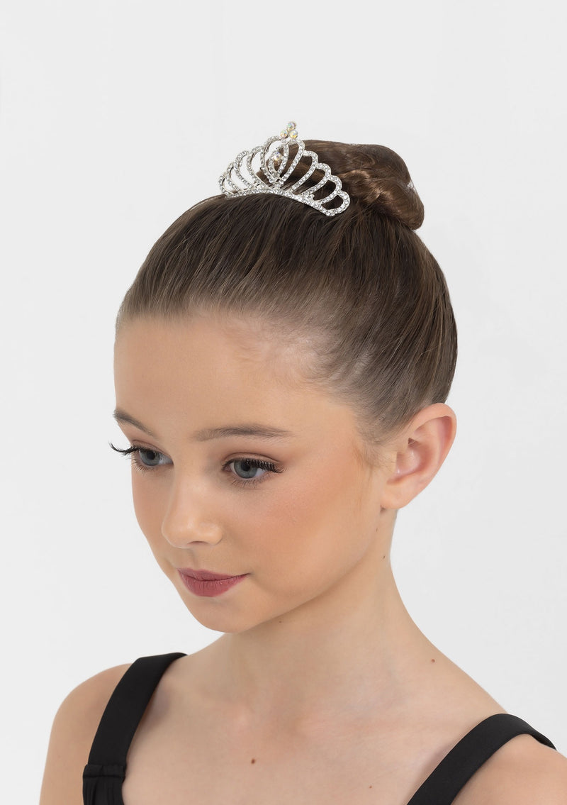 Studio 7 - The Eugenie Tiara Crystal White — Modern Body Dancewear Australia