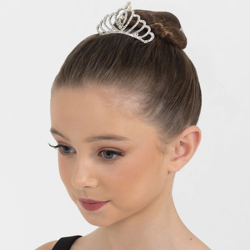 Studio 7 - The Eugenie Tiara Crystal White — Modern Body Dancewear Australia