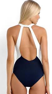 Seafolly Block Party Diamond Splice Maillot Limited Stock alternate view