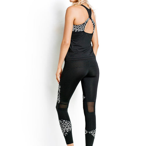 Seafolly Optic Wave Performance Legging — Modern Body Dancewear Australia