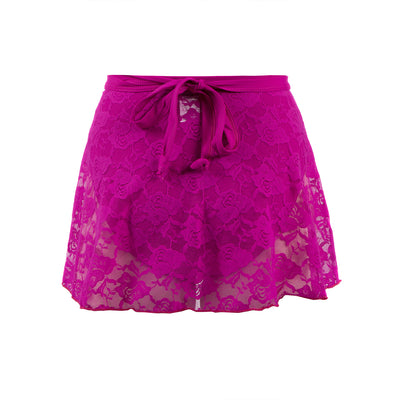 Energetiks Magenta Lace Wrap Skirt image 4