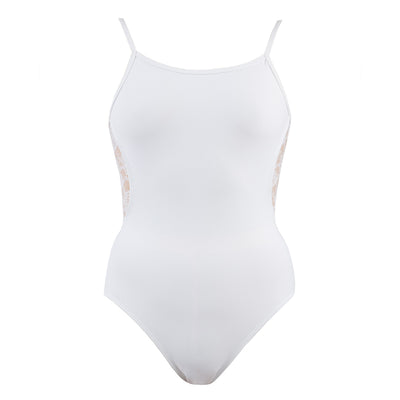 Energetiks Lace Collection Alice Leotard white