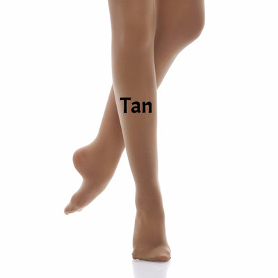Energetiks Classic Dance Tight - Footed Tan