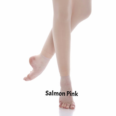Energetiks Classic Dance Tight - Footless Salmon Pink