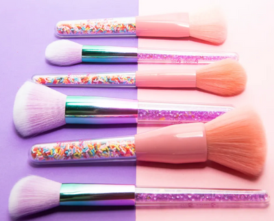 Glitter Girl Unicorn Sparkle Make Up Brush Set image 2
