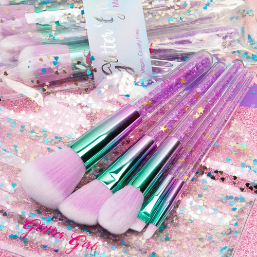 Glitter Girl Unicorn Sparkle Make Up Brush Set — Modern Body Dancewear Australia
