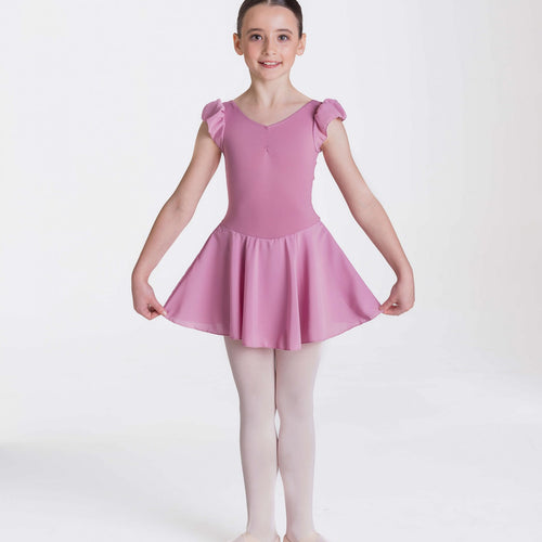 Studio 7 Childs Cap Sleeve Chiffon Dress — Modern Body Dancewear Australia