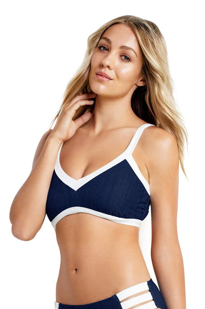 Seafolly Block Party Sweetheart Bralette Limited Stock